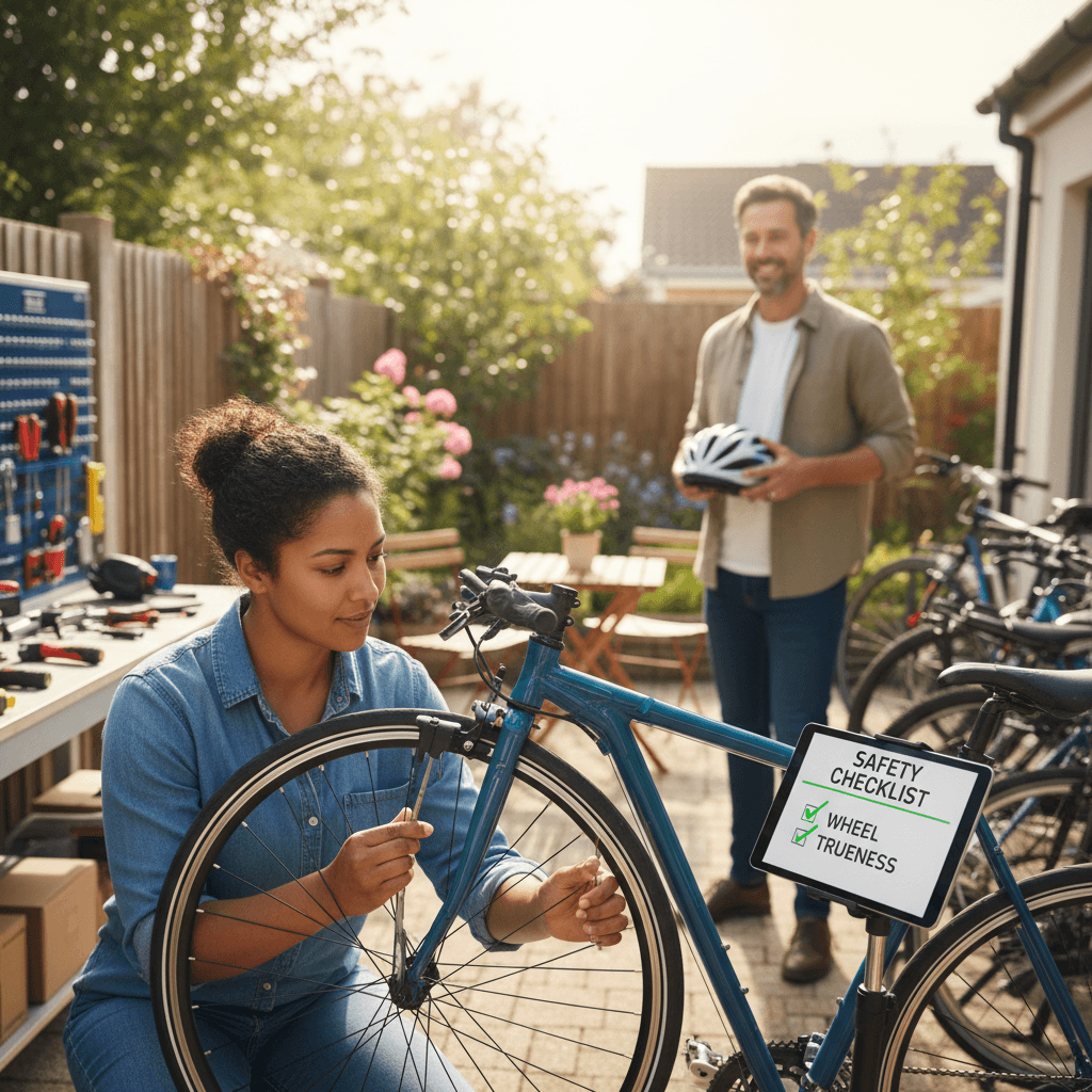 Gründlicher Sicherheitscheck für Fahrrad und E-Bike